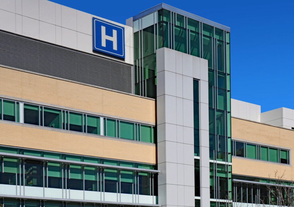 Modern Style Hospital Building