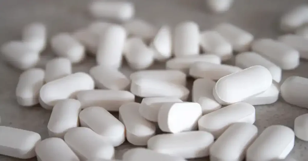 image of pills on counter