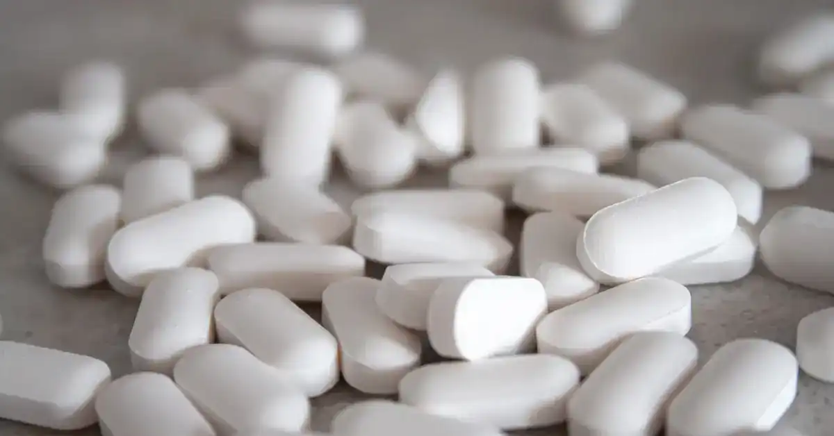 image of pills on counter