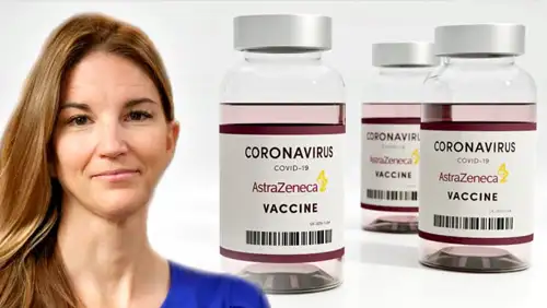 woman with astrzeneca vaccine