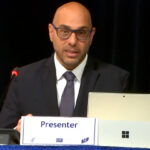 image of aaron siri presenting at cdc's acip