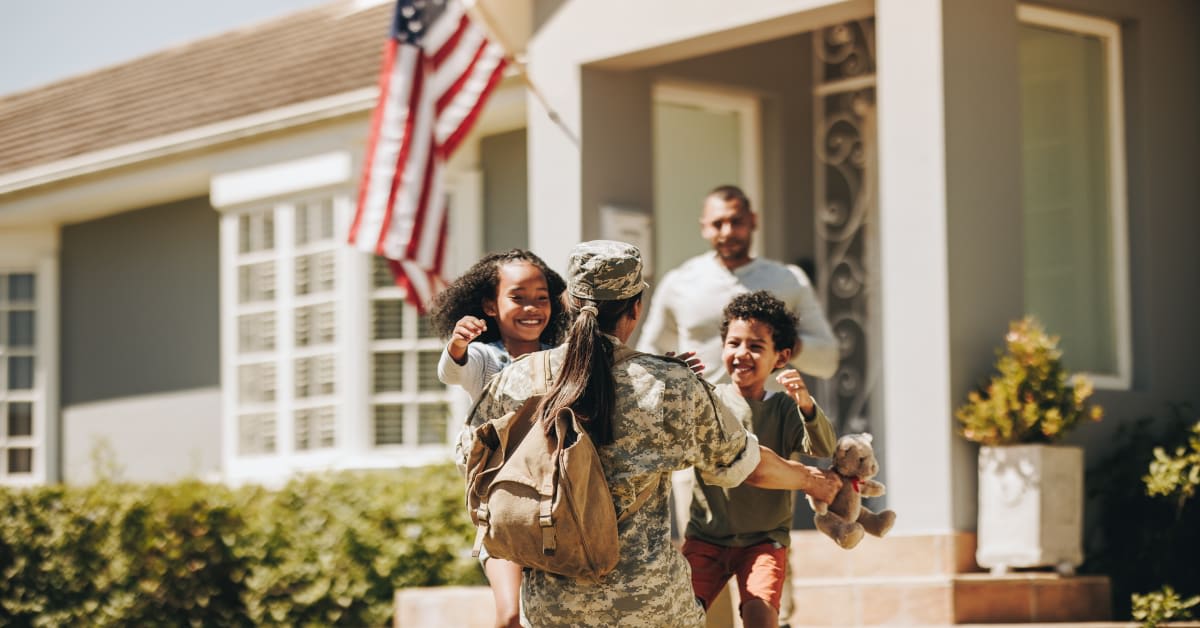 Military service member reunited with children at home, families seeking vaccine exemption legal support