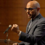 aaron siri on stage at the kennedy center