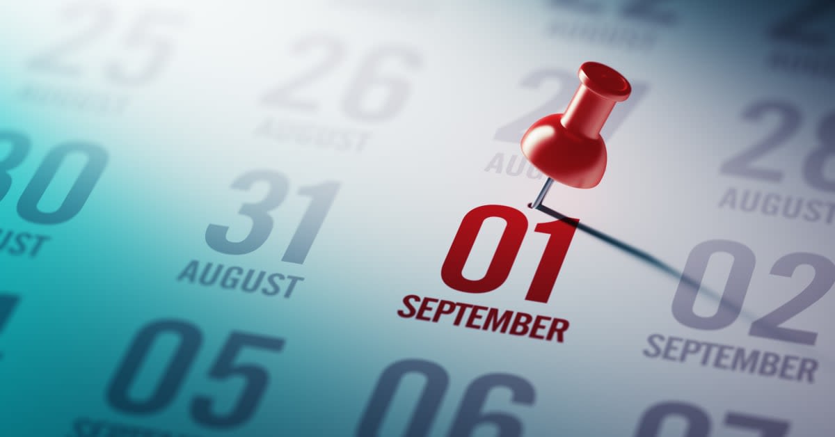 Calendar marked September 1 with a red pushpin, reflecting important immigration deadlines addressed by immigration attorneys.